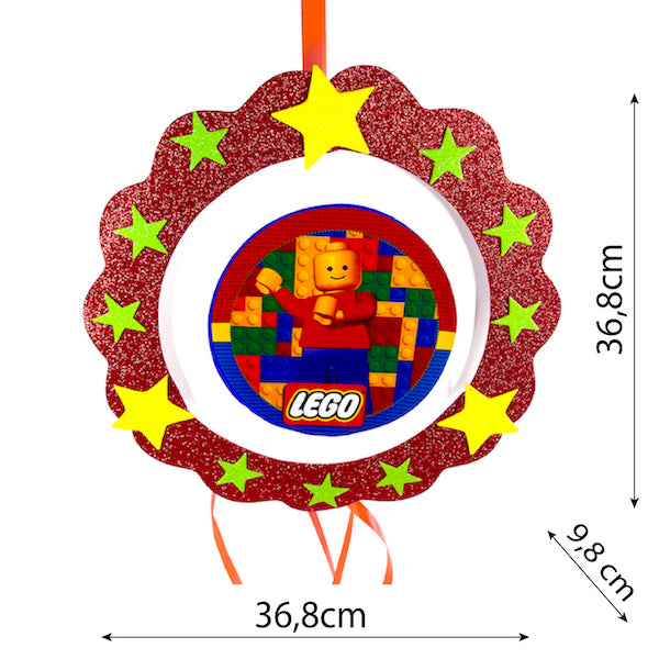 Piñata Reloj Lego