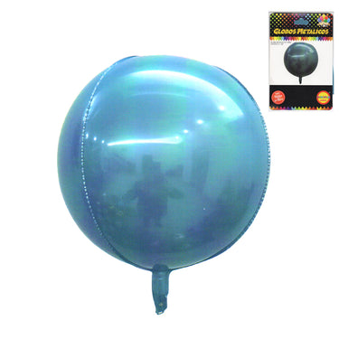 Globo Metalico 22 Orbz Celeste