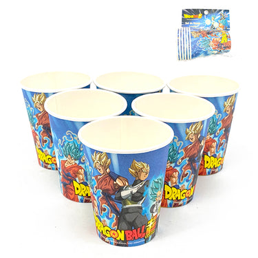 Vaso Dragon Ball 6 Unidades