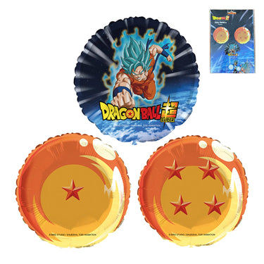 Globo Foil Dragon Ball 3 Unidades