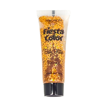 Tubo Body Glitter Dorado 20 Grs