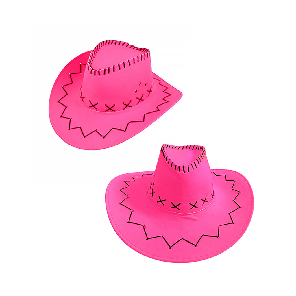 Sombrero Vaquero Fluor Fucsia