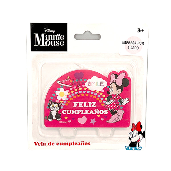 Vela Placa Minnie