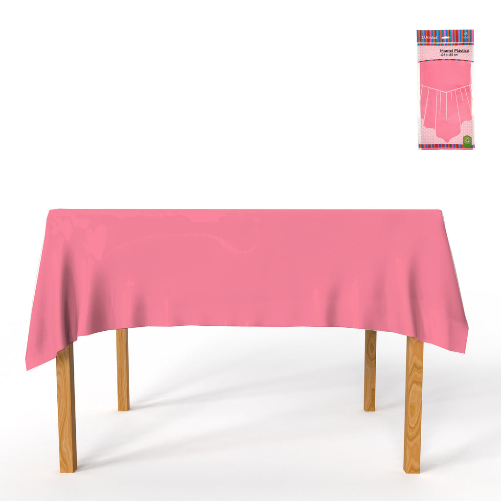 MANTEL PASTEL ROSADO