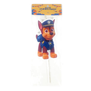 Vela 2D Forma Paw Patrol Azul