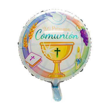 Globo Metalico 18" Mi Primera Comunion