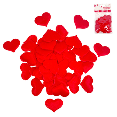 Confetti Corazón  Rojo 3 Cm