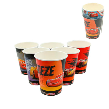 Vaso Cars 6 Unidades