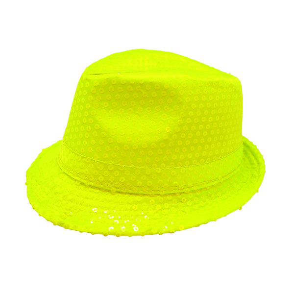 Sombrero Guapo Lentejuela Fluor Amarillo