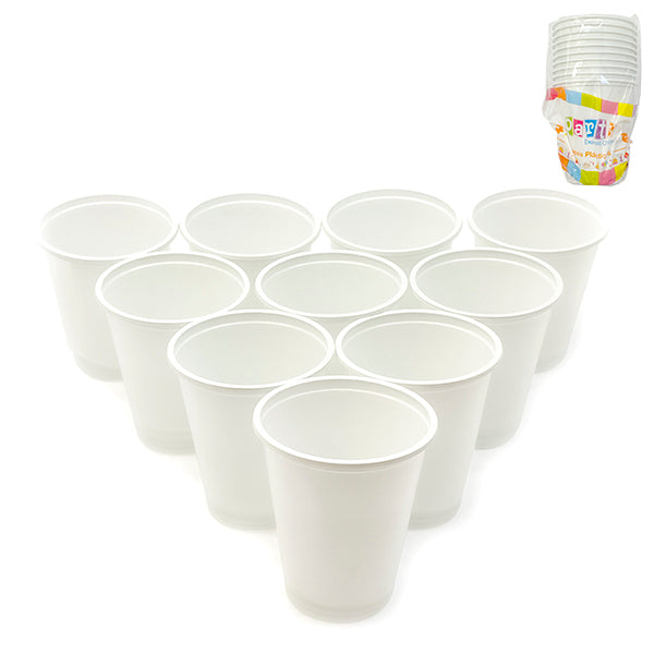 Vaso Plastico 200 Ml Colores 10 Unidades