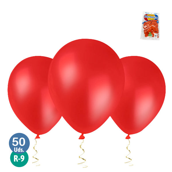 Globo r9 Partytex Liso Colores 50 Unidades