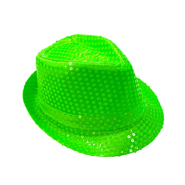 Sombrero Guapo Lentejuela Fluor Verde