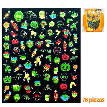 Sticker Uñas Halloween