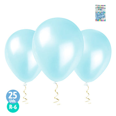 Globo R6 M.G. Pastel Colores 25 Unidades