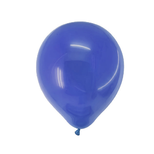 Globo #12 Partytex Metal Azul 25 Unidades