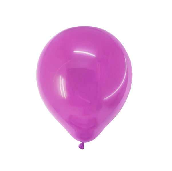 Globo #12 Partytex Metal Fucsia 25 Unidades