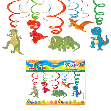 Set Colgante Dinosaurio 20X16Cm