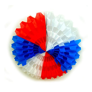 Adorno Tricolor Abanico Grande (41 Cm)