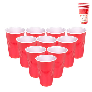 Vaso 480 Cc Rojo 10 Unidades