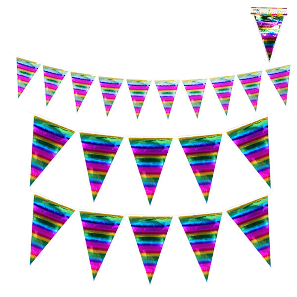 Banner Banderin Metal Arcoiris