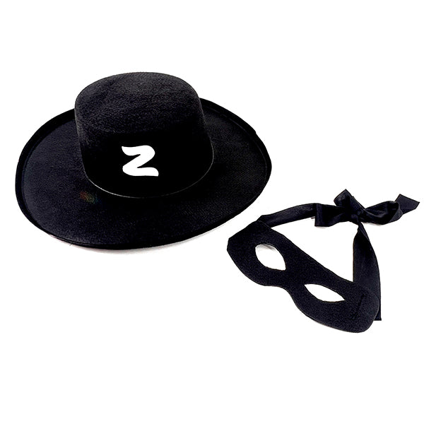 Sombrero Con Antifaz Zorro