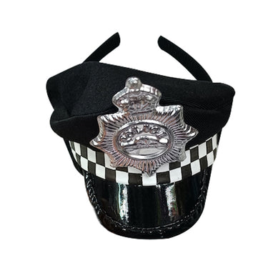 Cintillo Mini Sombrero Policia