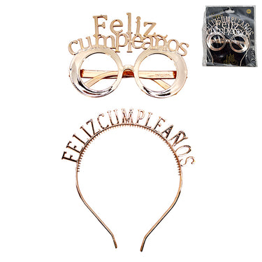 Set Lente Cintillo F.C. Rose Gold