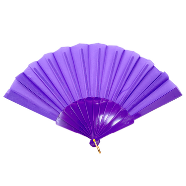 Abanico Plastico Morado