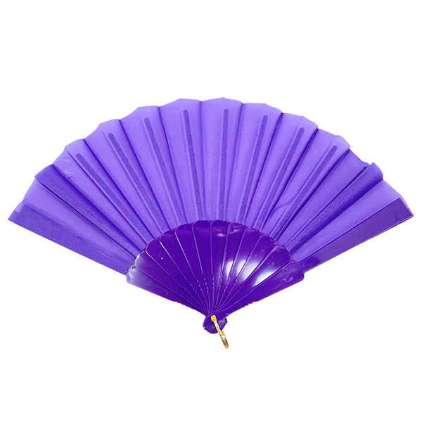 Abanico Plastico Morado