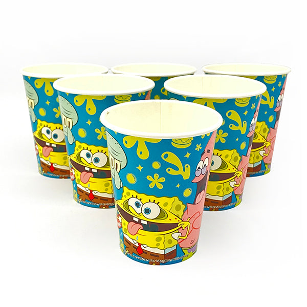 Vaso Bob Esponja 6 Unidades